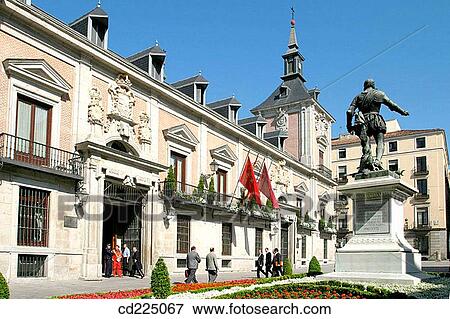 Stock Photo - Plaza de la Villa. Madrid. Spain. Fotosearch