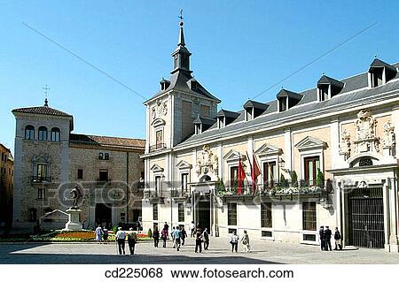 Plaza de la Villa. Madrid. Spain View Large Photo Image Stock Photo - Plaza de la Villa. Madrid. Spain. Fotosearch