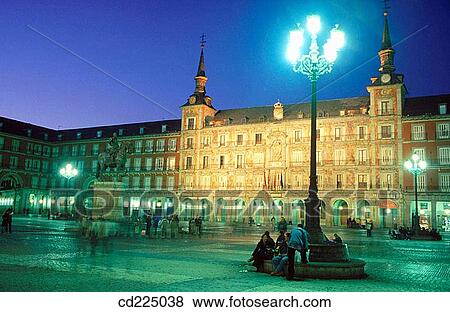 Plaza Mayor. Madrid. Spain View Large Photo Image Stock Photo - Plaza Mayor. Madrid. Spain. Fotosearch