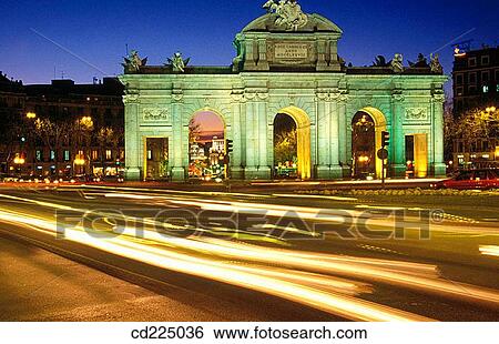Stock Photograph - Puerta de Alcala. Madrid. Spain. Fotosearch