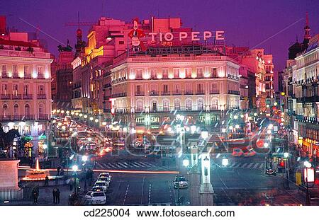 Puerta del Sol. Madrid. Spain View Large Photo Image Picture - Puerta del Sol. Madrid. Spain. Fotosearch