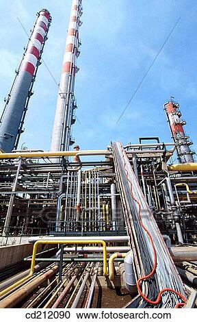 Repsol-YPF oil refinery. Tarragona province. Spain View Large Photo Image Stock Image - Repsol-YPF oil refinery. Tarragona province. Spain. Fotosearch