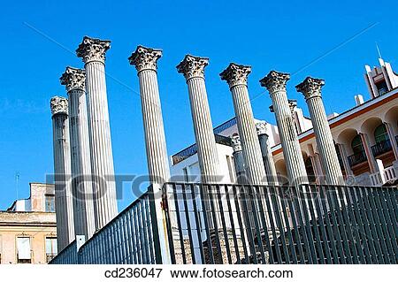 Roman temple. Cordoba. Andalusia, Spain View Large Photo Image Stock Photo - Roman temple. Cordoba. Andalusia, Spain. Fotosearch