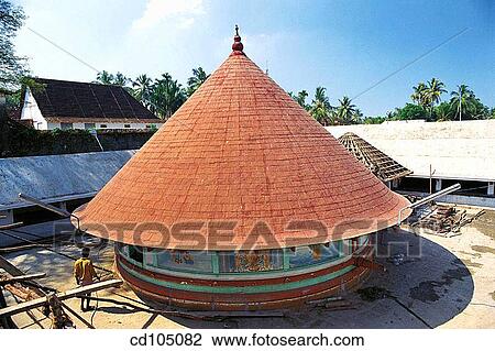 Round Krishna temple. Cochin. Kerala, India View Large Photo Image Stock Image - Round Krishna temple. Cochin. Kerala, India. Fotosearch