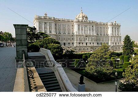 Royal Palace. Madrid. Spain View Large Photo Image Stock Photo - Royal Palace. Madrid. Spain. Fotosearch