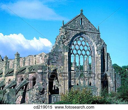Ruins of Holyrood abbey, Palace of Holyroodhouse. Edinburgh. Scotland View Large Photo Image Stock Photography - Ruins of Holyrood abbey, Palace of Holyroodhouse. Edinburgh. Scotland. Fotosearch