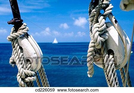 Stock Photo - Sailboat. Saint Vincent and the Grenadines. West Indies. Caribbean. Fotosearch
