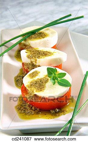 Salad with pesto View Large Photo Image Stock Photo - Salad with pesto. Fotosearch