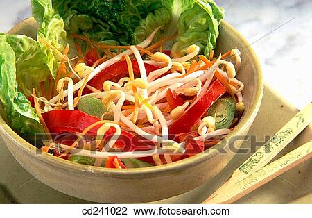 Soybean salad View Large Photo Image Stock Image - Soybean salad. Fotosearch
