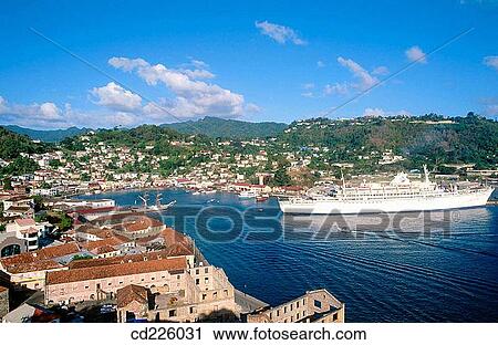 St. George's (founded in 1705). Grenada. Indias Occidentales. Caribe View Large Photo Image Stock Image - St. George's (founded in 1705). Grenada. Indias Occidentales. Caribe. Fotosearch