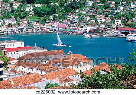 St. George's (founded in 1705). Grenada. Indias Occidentales. Caribe View Large Photo Image Stock Image - St. George's (founded in 1705). Grenada. Indias Occidentales. Caribe. Fotosearch