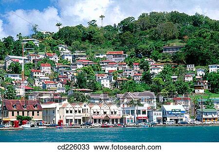 Stock Image - St. George's (founded in 1705). Grenada. Indias Occidentales. Caribe. Fotosearch