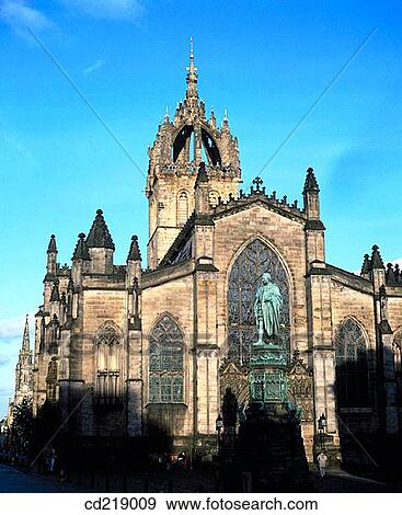 St. Giles cathedral, Royal Mile. Edinburgh. Scotland View Large Photo Image Stock Photo - St. Giles cathedral, Royal Mile. Edinburgh. Scotland. Fotosearch