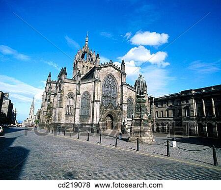 St. Giles cathedral, Royal Mile. Edinburgh. Scotland View Large Photo Image Stock Photo - St. Giles cathedral, Royal Mile. Edinburgh. Scotland. Fotosearch