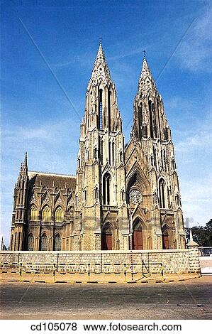 St. Philomena's church. Mysore. Karnataka, India View Large Photo Image Stock Photo - St. Philomena's church. Mysore. Karnataka, India. Fotosearch
