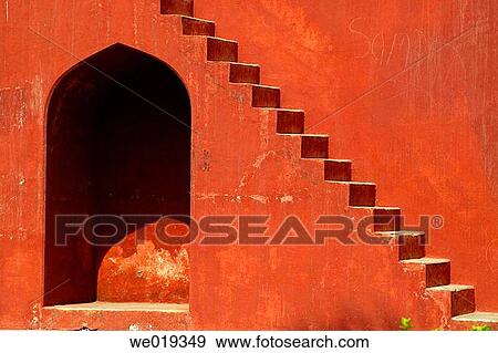 Steps of Jantar Mantar (1725 A. D. ), New Delhi, India View Large Photo Image Stock Photo - Steps of Jantar Mantar (1725 A. D. ), New Delhi, India. Fotosearch
