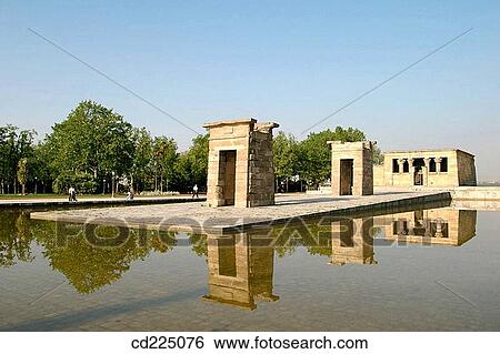 Temple of Debod. Madrid. Spain View Large Photo Image Stock Photograph - Temple of Debod. Madrid. Spain. Fotosearch