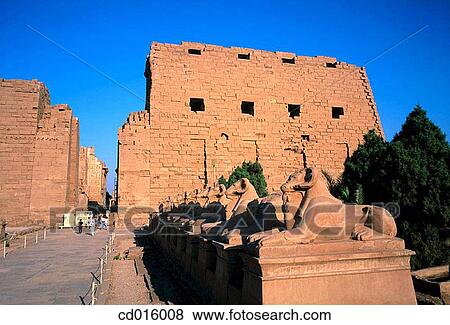 Temple of Karnak. Luxor. Egypt View Large Photo Image Stock Photo - Temple of Karnak. Luxor. Egypt. Fotosearch