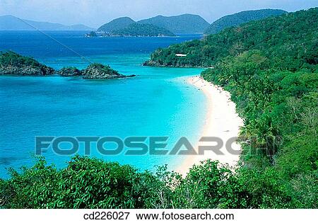 Trunk Bay. St. John. U. S. Virgin Islands. West Indies. Caribbean View Large Photo Image Stock Photo - Trunk Bay. St. John. U. S. Virgin Islands. West Indies. Caribbean. Fotosearch