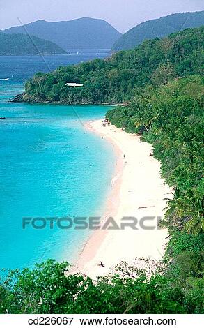 Trunk Bay. St. John. U. S. Virgin Islands. West Indies. Caribbean View Large Photo Image Stock Photo - Trunk Bay. St. John. U. S. Virgin Islands. West Indies. Caribbean. Fotosearch