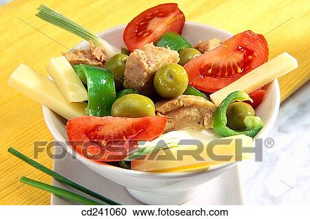 Tunisian salad View Large Photo Image Stock Image - Tunisian salad. Fotosearch