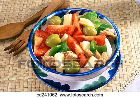 Tunisian salad View Large Photo Image Stock Image - Tunisian salad. Fotosearch