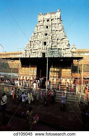 Stock Photography - Venkateswara (also called Balaji) Temple. Tirupati. Andhra Pradesh, India. Fotosearch