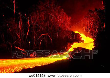 Volcano Piton de la Fournaise, eruption. Reunion Island View Large Photo Image Stock Photo - Volcano Piton de la Fournaise, eruption. Reunion Island. Fotosearch