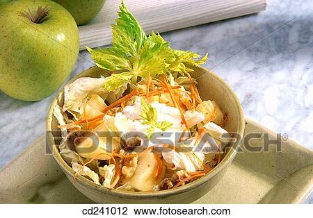 Stock Image - Waldorf salad. Fotosearch