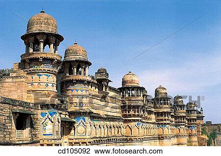 Walls of fort. Gwalior. Madhya Pradesh, India View Large Photo Image Stock Image - Walls of fort. Gwalior. Madhya Pradesh, India. Fotosearch