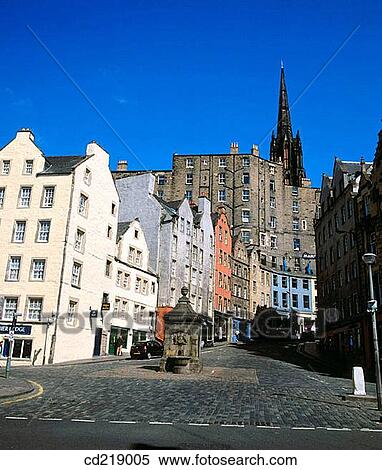 West Bow, old town. Edinburgh. Scotland View Large Photo Image Stock Photography - West Bow, old town. Edinburgh. Scotland. Fotosearch