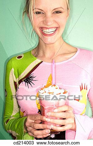 Woman with ice-cream View Large Photo Image Stock Image - Woman with ice-cream. Fotosearch