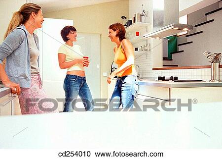 30's, Best friend, at-home, amusement, 20's View Large Photo Image Stock Image - 30's, Best friend, at-home, amusement, 20's. Fotosearch