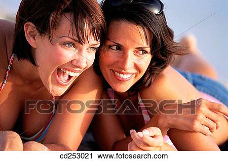 30's, Best friend, beach, amusement, 20's View Large Photo Image Stock Image - 30's, Best friend, beach, amusement, 20's. Fotosearch