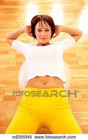 activity, calisthenics, ball, attractive, 20 View Large Photo Image Stock Photography - activity, calisthenics, ball, attractive, 20. Fotosearch