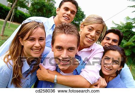 Stock Photograph - adolescence, campus, boy, 20's. Fotosearch