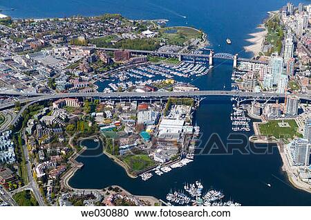 Aerial view of Granville Island and area, Vancouver. British Columbia, Canada View Large Photo Image Stock Image - Aerial view of Granville Island and area, Vancouver. British Columbia, Canada. Fotosearch