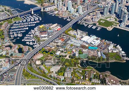 Aerial view of Granville Island and area, Vancouver. British Columbia, Canada View Large Photo Image Stock Image - Aerial view of Granville Island and area, Vancouver. British Columbia, Canada. Fotosearch