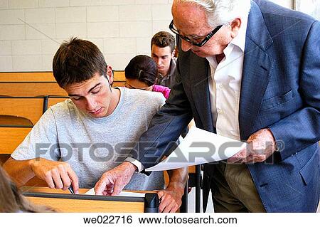 aged, classroom, boy, adolescence View Large Photo Image Stock Photograph - aged, classroom, boy, adolescence. Fotosearch