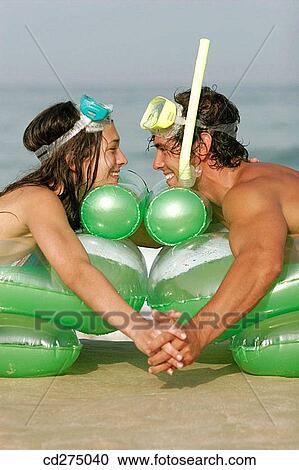 air mattress, bond, beach, air-bed, 20's View Large Photo Image Stock Image - air mattress, bond, beach, air-bed, 20's. Fotosearch
