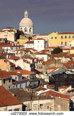 Alfama, Lisbon. Portugal View Large Photo Image Stock Image - Alfama, Lisbon. Portugal. Fotosearch