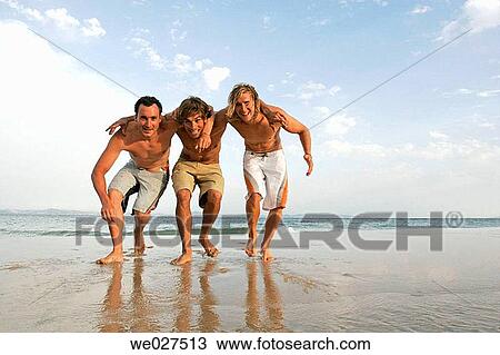 amusement, carefree, beach, 20's View Large Photo Image Stock Image - amusement, carefree, beach, 20's. Fotosearch