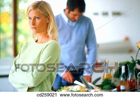 angry, at-home, Arms crossed, 30's View Large Photo Image Stock Image - angry, at-home, Arms crossed, 30's. Fotosearch