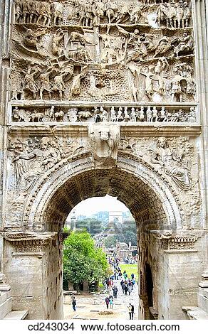 Arch of Septimius Severus, Roman Forum. Rome. Italy View Large Photo Image Picture - Arch of Septimius Severus, Roman Forum. Rome. Italy. Fotosearch