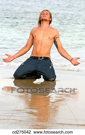 Arms open, beach, 20's View Large Photo Image Stock Image - Arms open, beach, 20's. Fotosearch