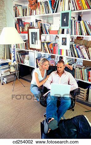 at-home, bookcase, book, 20's View Large Photo Image Stock Image - at-home, bookcase, book, 20's. Fotosearch