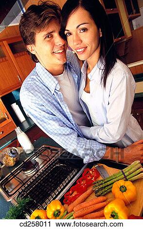 Stock Image - at-home, burner, bonding, bond, affection. Fotosearch