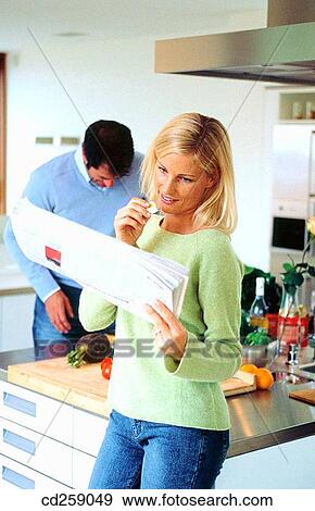 at-home, contemporary, 30's View Large Photo Image Stock Photo - at-home, contemporary, 30's. Fotosearch