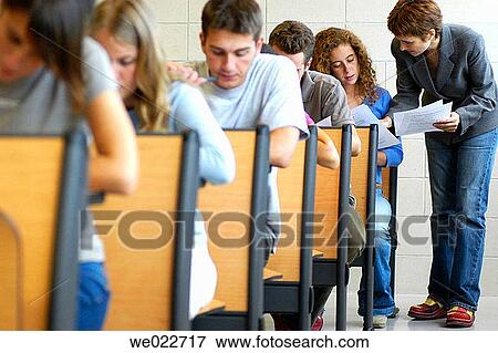 attention, classroom, attentive, adolescence View Large Photo Image Stock Photo - attention, classroom, attentive, adolescence. Fotosearch
