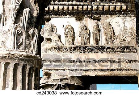 Stock Photo - Augustus? Forum, Roman Forum. Rome. Italy. Fotosearch